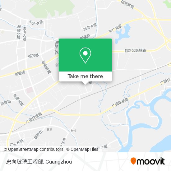 忠向玻璃工程部 map