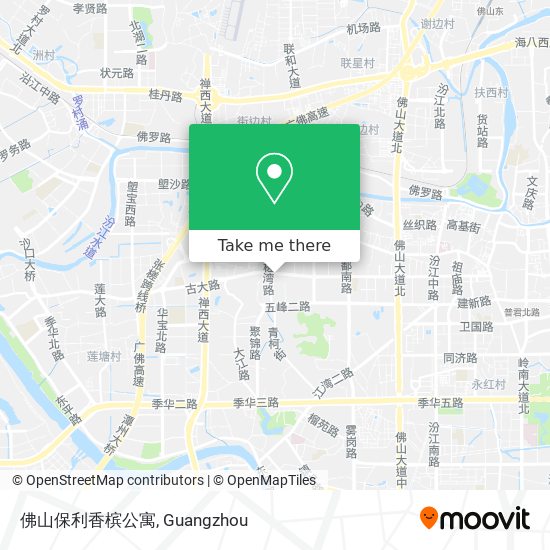 佛山保利香槟公寓 map