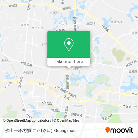 佛山一环/桃园西路(路口) map