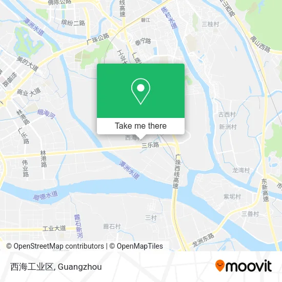 西海工业区 map