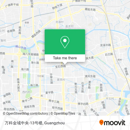 万科金域中央-13号楼 map