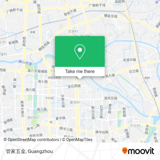 管家五金 map