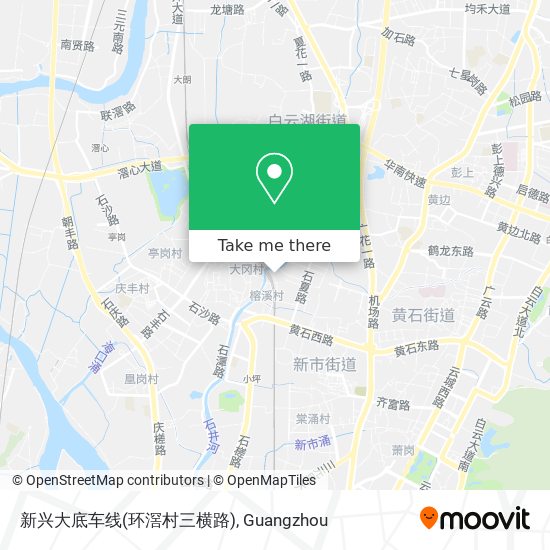 新兴大底车线(环滘村三横路) map