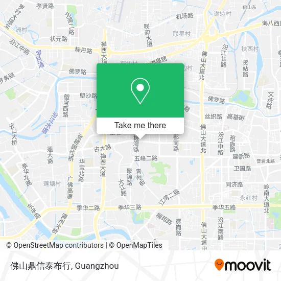 佛山鼎信泰布行 map