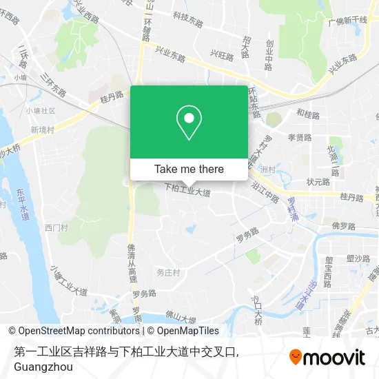 第一工业区吉祥路与下柏工业大道中交叉口 map