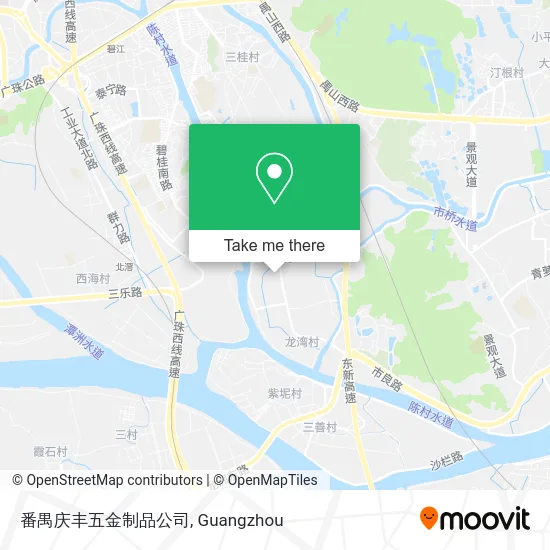 番禺庆丰五金制品公司 map