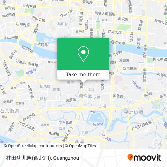 桂田幼儿园(西北门) map