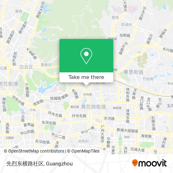 先烈东横路社区 map