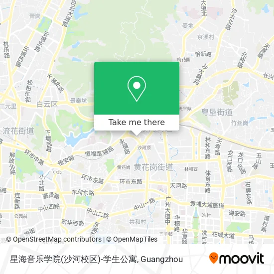 星海音乐学院(沙河校区)-学生公寓 map