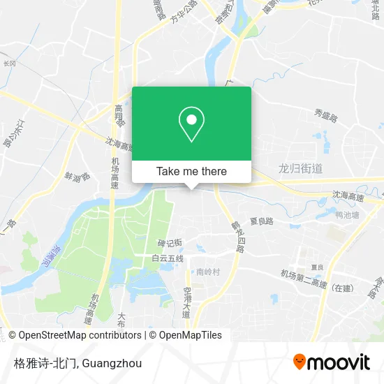 格雅诗-北门 map