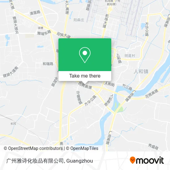 广州雅诗化妆品有限公司 map