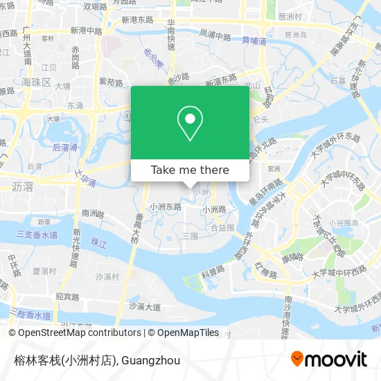 榕林客栈(小洲村店) map
