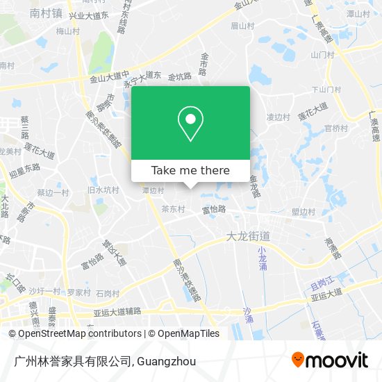 广州林誉家具有限公司 map