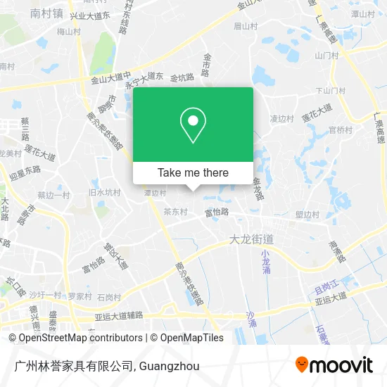 广州林誉家具有限公司 map
