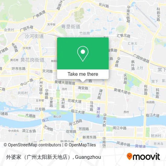 外婆家（广州太阳新天地店） map