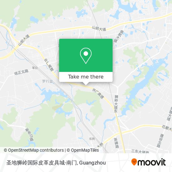 圣地狮岭国际皮革皮具城-南门 map