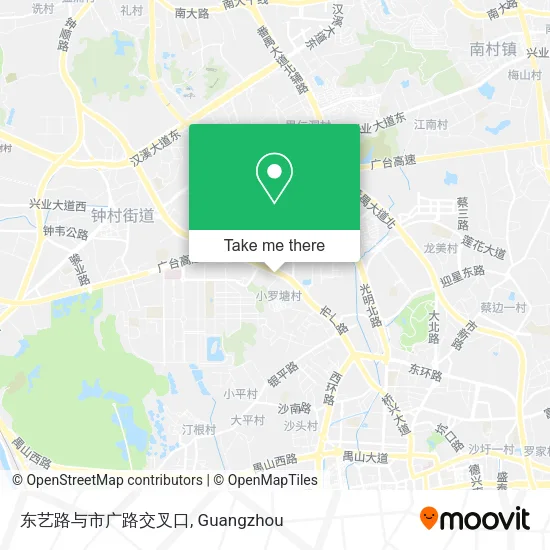 东艺路与市广路交叉口 map
