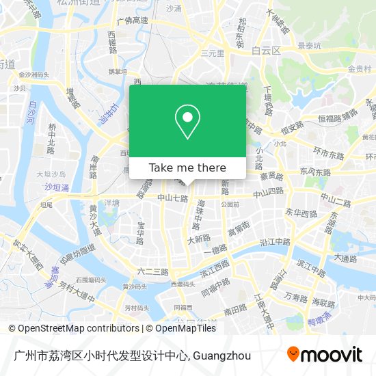 广州市荔湾区小时代发型设计中心 map