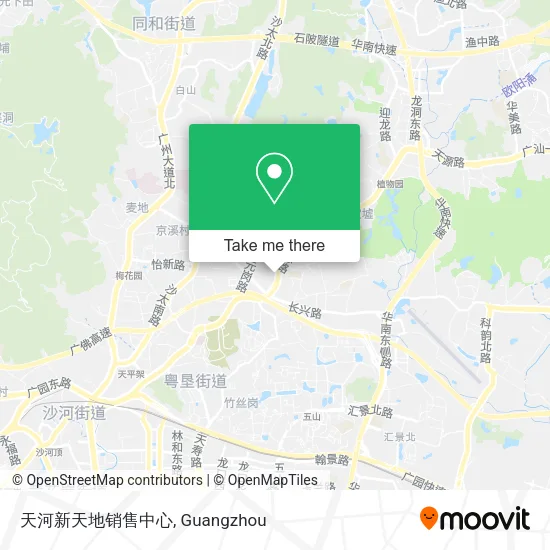 天河新天地销售中心 map