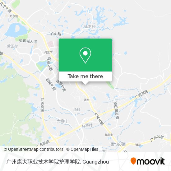 广州康大职业技术学院护理学院 map