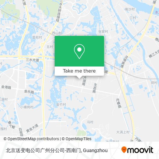 北京送变电公司广州分公司-西南门 map