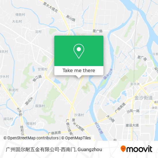 广州固尔耐五金有限公司-西南门 map