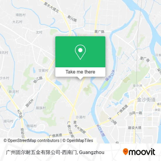 广州固尔耐五金有限公司-西南门 map