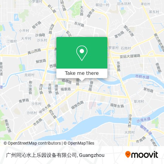 广州同沁水上乐园设备有限公司 map