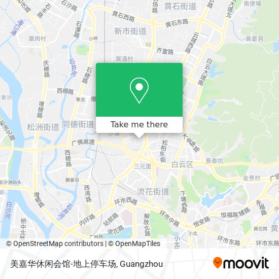 美嘉华休闲会馆-地上停车场 map