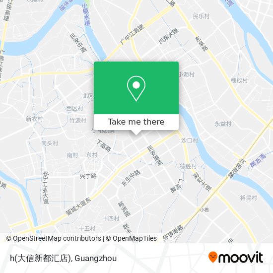 h(大信新都汇店) map