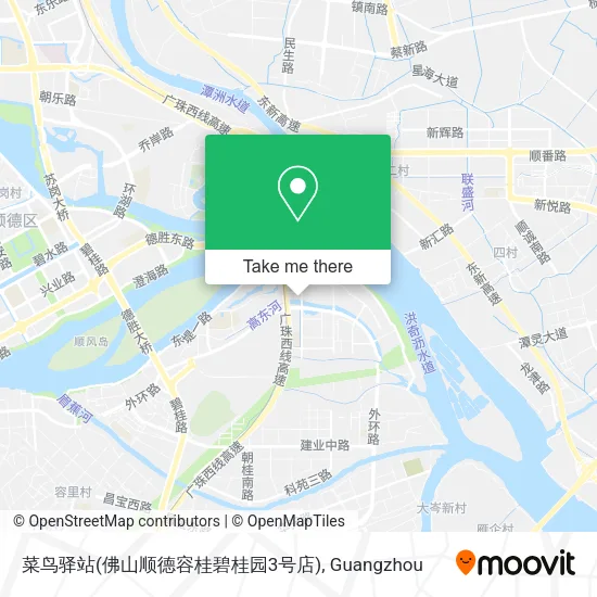 菜鸟驿站(佛山顺德容桂碧桂园3号店) map