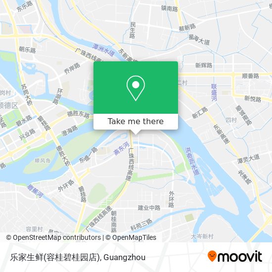 乐家生鲜(容桂碧桂园店) map