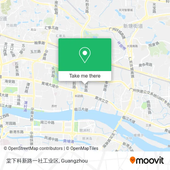 棠下科新路一社工业区 map
