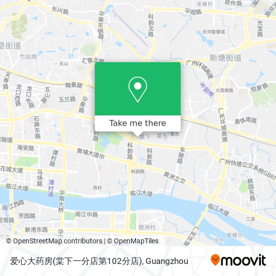 爱心大药房(棠下一分店第102分店) map