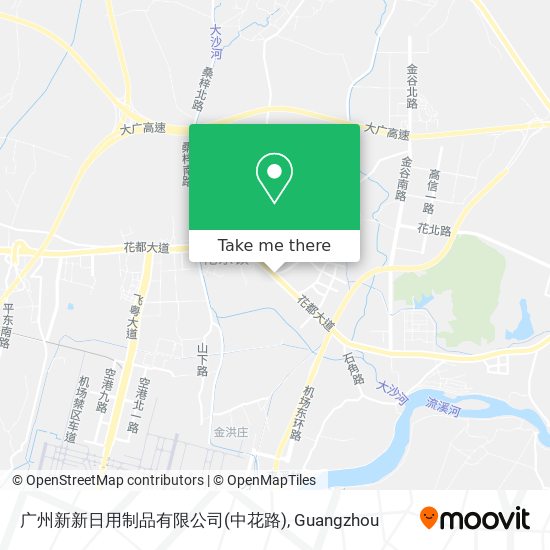 广州新新日用制品有限公司(中花路) map