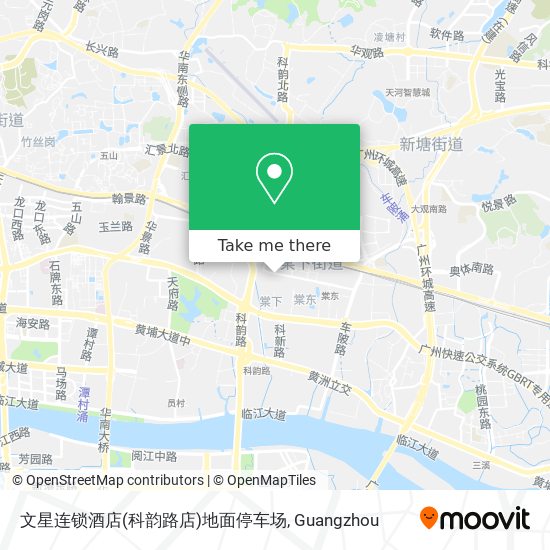 文星连锁酒店(科韵路店)地面停车场 map