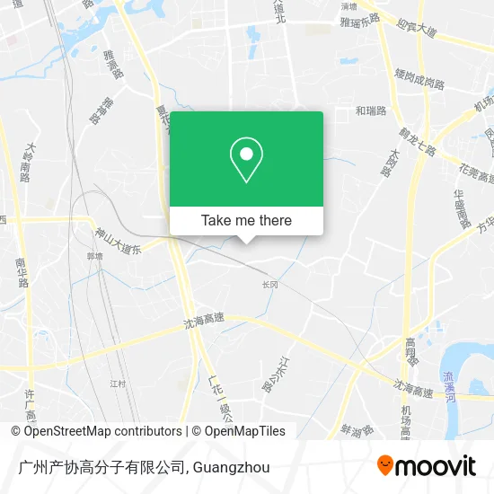 广州产协高分子有限公司 map
