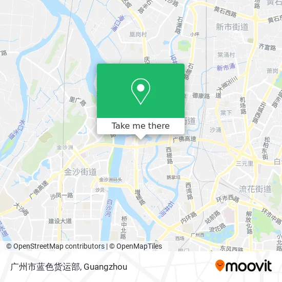 广州市蓝色货运部 map