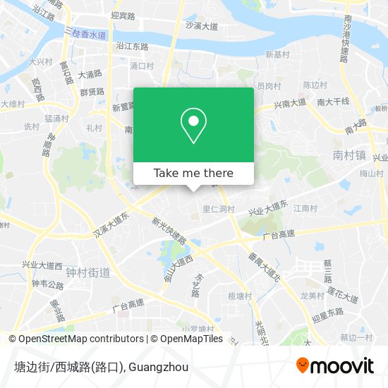 塘边街/西城路(路口) map