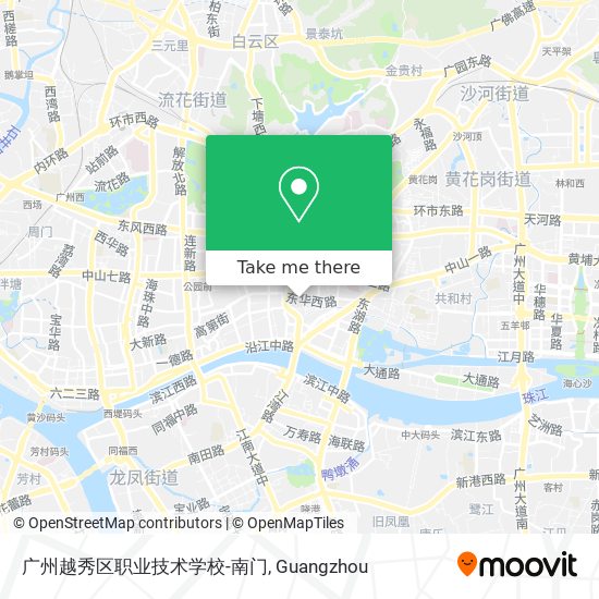 广州越秀区职业技术学校-南门 map