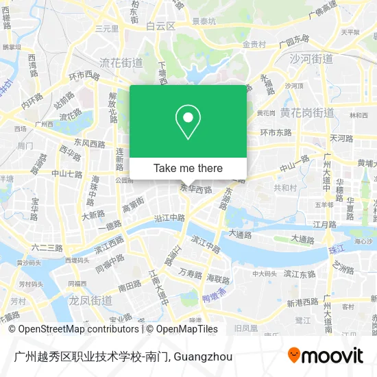 广州越秀区职业技术学校-南门 map
