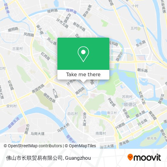 佛山市长联贸易有限公司 map