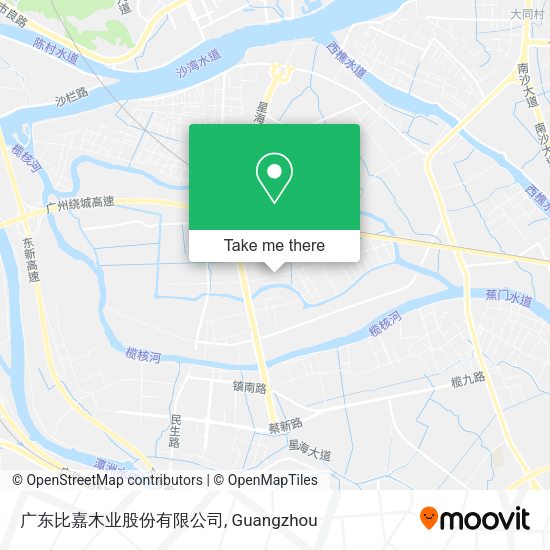 广东比嘉木业股份有限公司 map