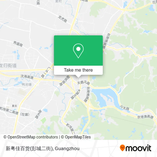 新粤佳百货(彭城二街) map