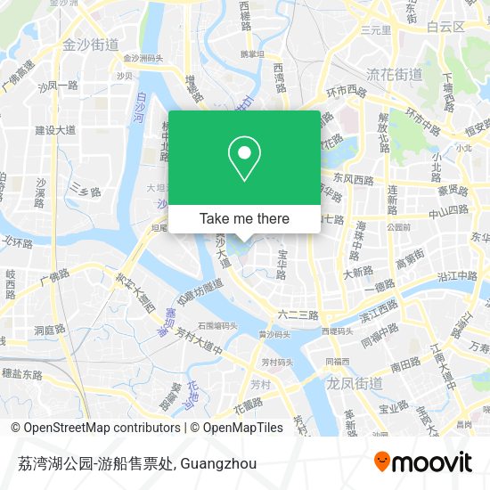 荔湾湖公园-游船售票处 map