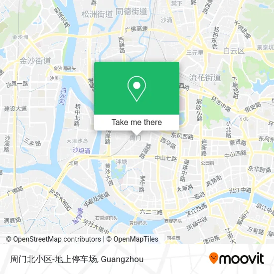 周门北小区-地上停车场 map
