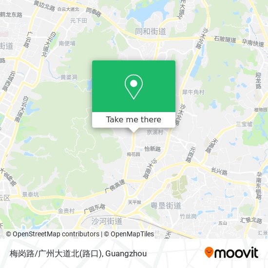 梅岗路/广州大道北(路口) map