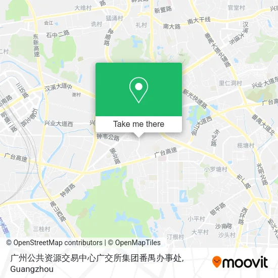 广州公共资源交易中心广交所集团番禺办事处 map