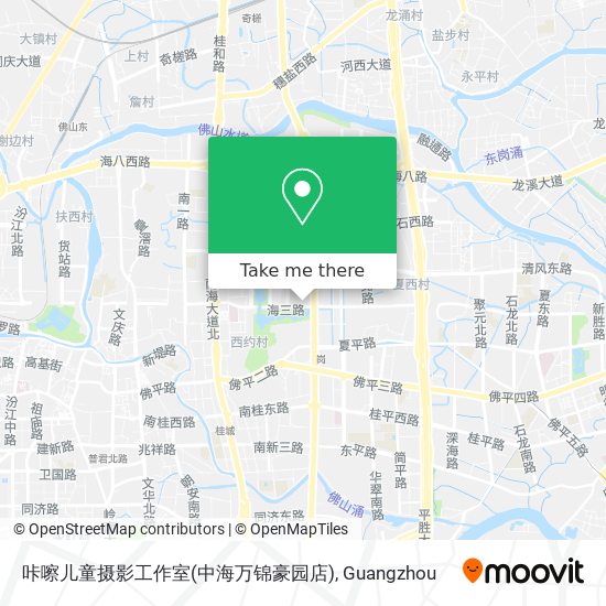 咔嚓儿童摄影工作室(中海万锦豪园店) map