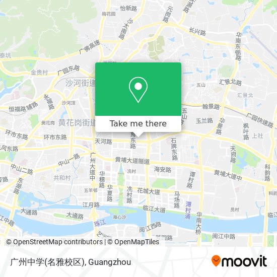 广州中学(名雅校区) map